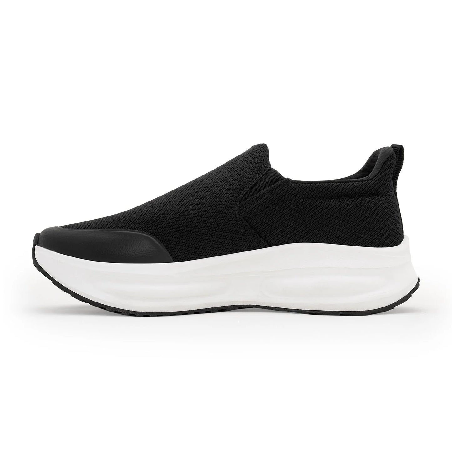 Men's Slip-On Walking Shoes – Black