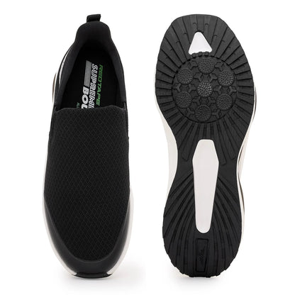 Men's Slip-On Walking Shoes – Black